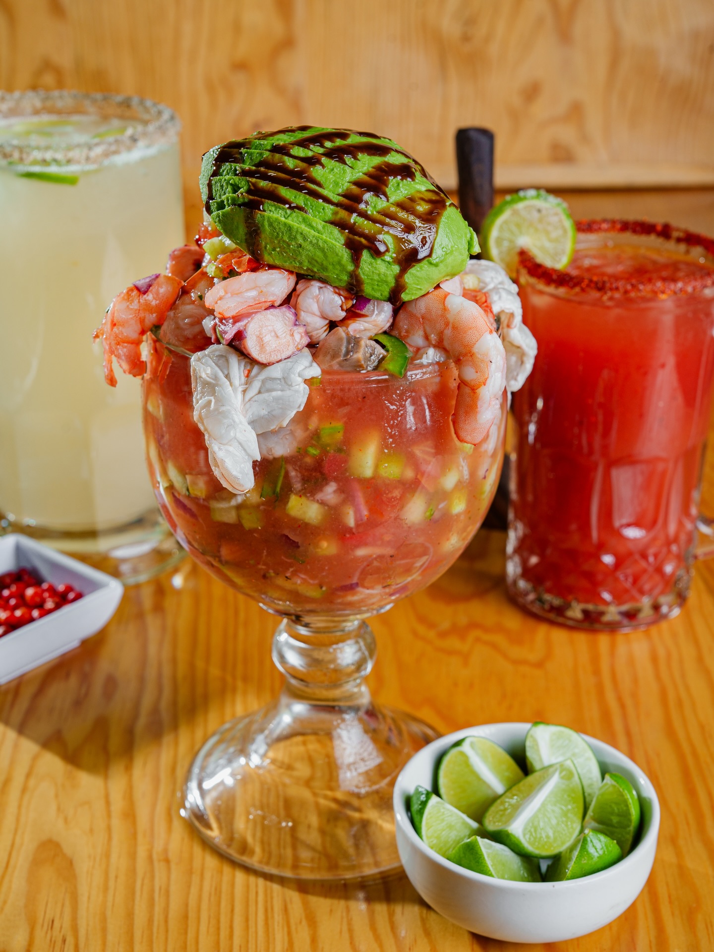 Coctel de camarón El Bale